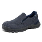 Men's Comfortable Non-Slip Pigskin Slip-On Casual Walking Shoes Outdoor Sports Shoes