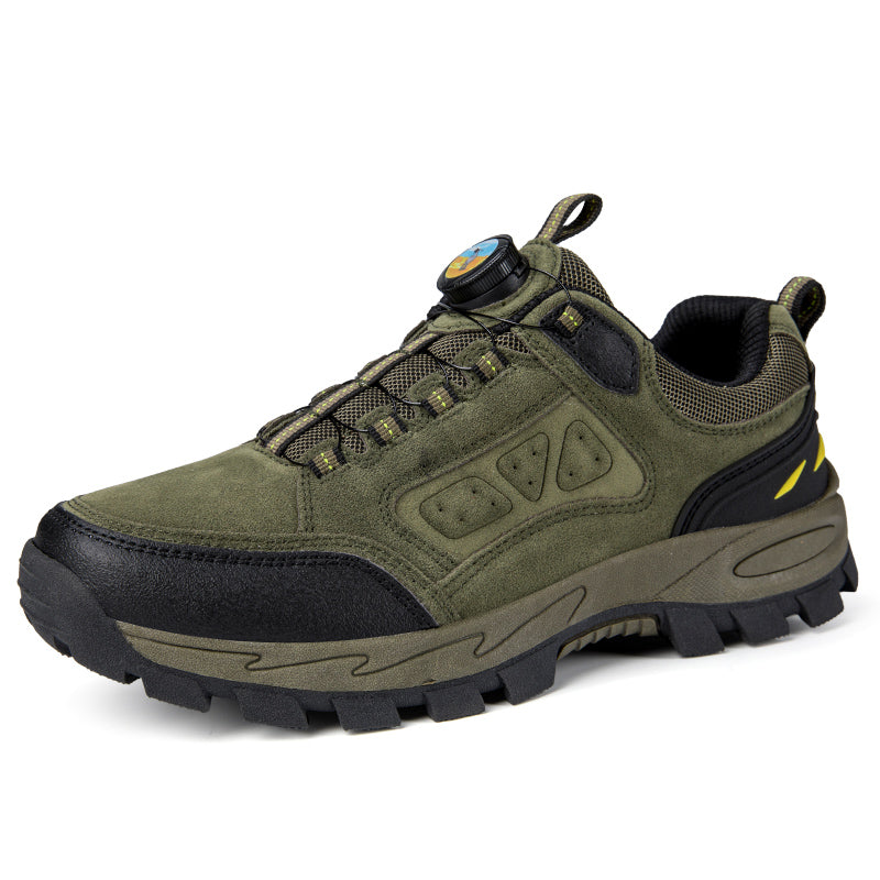(💥Top Rated Choice) Men’s Non-Slip Hiking & Work Shoes, Wide Fit, Arch Support, Cushioned