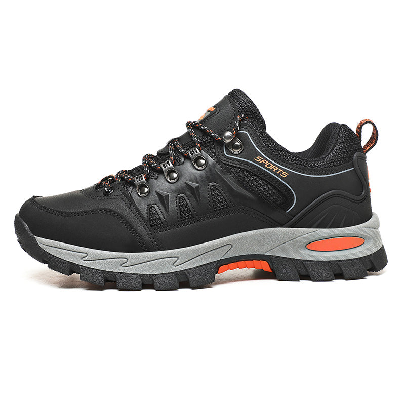 Men's Outdoor Hiking Work Boots - Slip-Resistant & Abrasion-Proof for Mountain/Construction