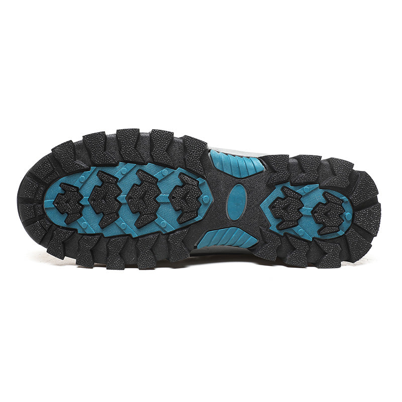 Men's Outdoor Hiking Work Boots - Slip-Resistant & Abrasion-Proof for Mountain/Construction