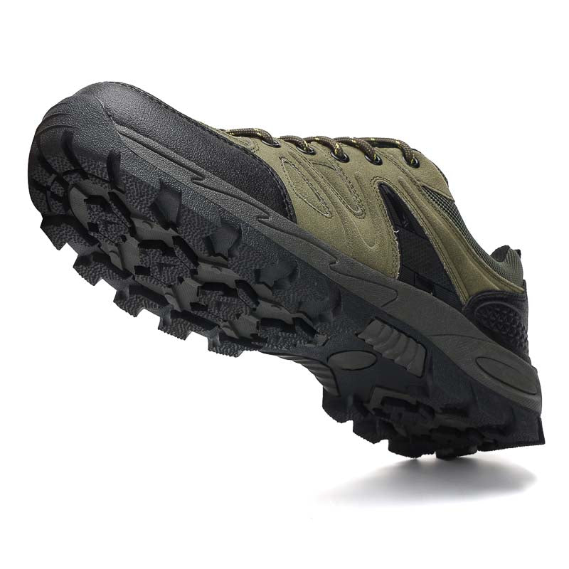Men's Orthopedic Arch Support Wide Toe Ankle Support Hiking Shoes Waterproof Non-slip Anti-puncture Work Shoes