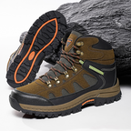 Walk Pain-Free Again — Men’s Waterproof Hiking & Work Boots with Arch Support & Wide Toe Comfort