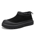 Men's Winter Warmth Wool Snow Boots Waterfoor Non-Silp Cotton Boots Orthopedic Support Winter Slippers