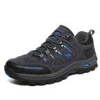 Men's Suede Waterproof Hiking Shoes – Wide Fit, Breathable, High-Traction Outsole