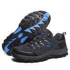 Men's Suede Waterproof Hiking Shoes – Wide Fit, Breathable, High-Traction Outsole