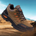 Men‘s Combat Boots Waterproof Non-Slip Hiking Boots Anti-Puncture Anti-Sprain Work Boots