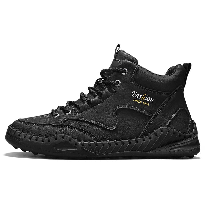 Men’s Non-Slip Hiking & Work Shoes, Wide Fit, Arch Support, Cushioned, Waterproof
