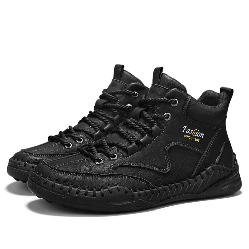 Men’s Non-Slip Hiking & Work Shoes, Wide Fit, Arch Support, Cushioned, Waterproof