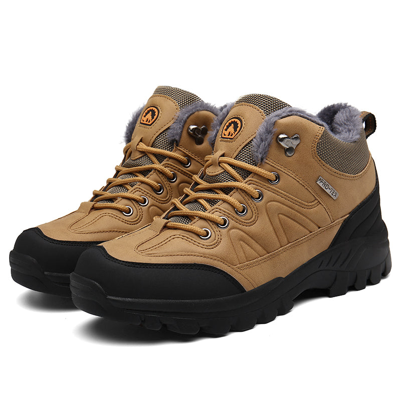 Men’s Non-Slip Hiking & Work Shoes, Wide Fit, Arch Support, Cushioned, Waterproof