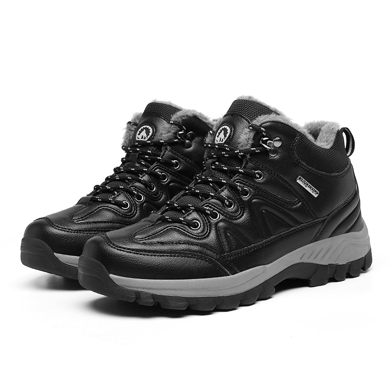 Men’s Non-Slip Hiking & Work Shoes, Wide Fit, Arch Support, Cushioned, Waterproof