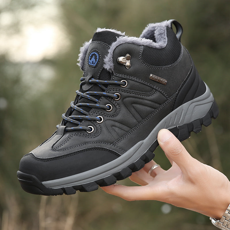 Men’s Non-Slip Hiking & Work Shoes, Wide Fit, Arch Support, Cushioned, Waterproof