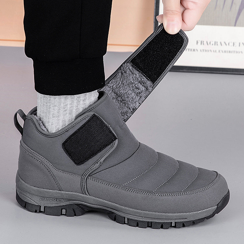Men Combat Boots Waterproof Non-Slip Hiking Boots Anti-Puncture Anti-Sprain Work Boots