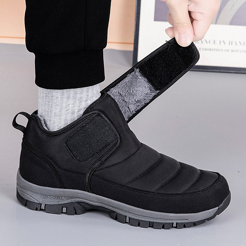 Men Combat Boots Waterproof Non-Slip Hiking Boots Anti-Puncture Anti-Sprain Work Boots