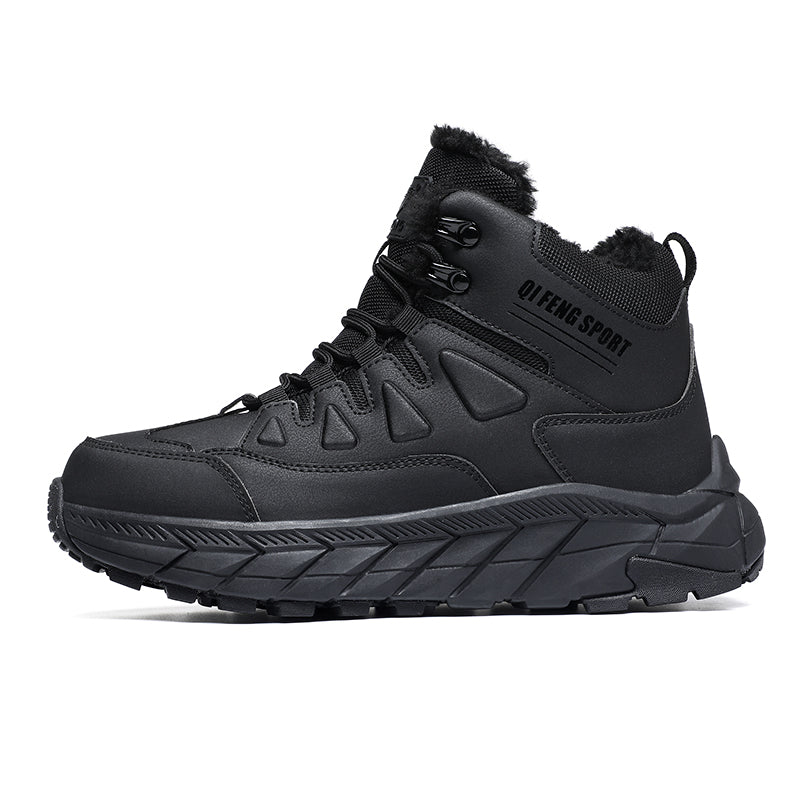 Men's Waterproof Hiking Boots - Breathable Quick-Dry Upper,Mountain Trekking & Outdoor Adventures | All-Terrain Grip & Abrasion-Proof