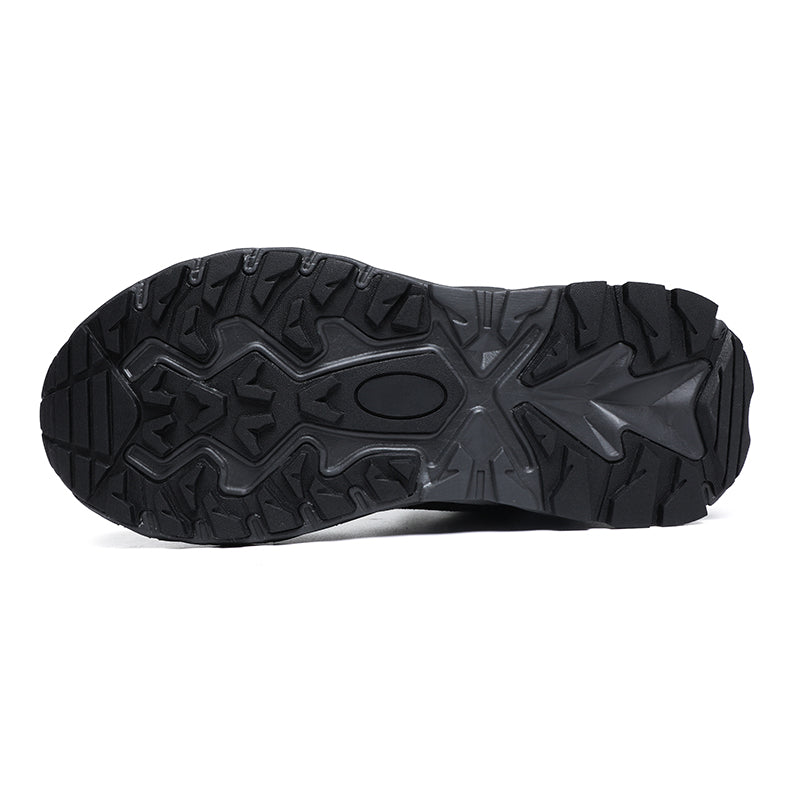 Men's Waterproof Hiking Boots - Breathable Quick-Dry Upper,Mountain Trekking & Outdoor Adventures | All-Terrain Grip & Abrasion-Proof