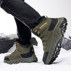 Men's Waterproof Hiking Boots - Breathable Quick-Dry Upper,Mountain Trekking & Outdoor Adventures | All-Terrain Grip & Abrasion-Proof