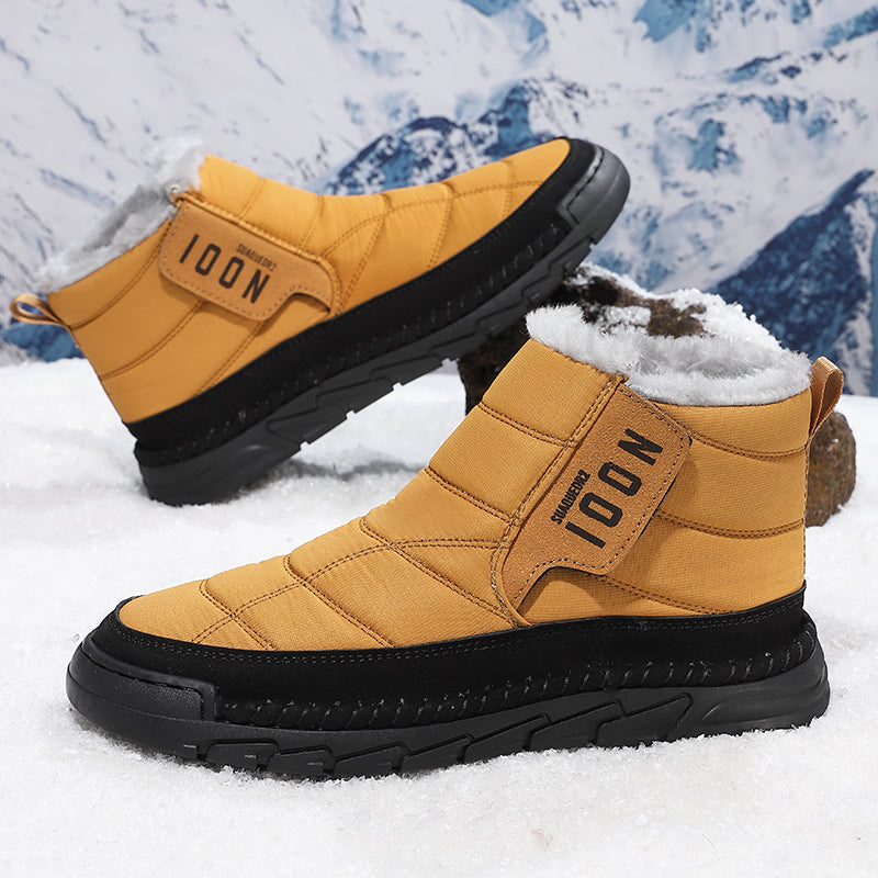 Men's Orthopedic Hiking Boots - Safe and Comfortable Work Boots - Waterproof, Slip-resistant, Impact-resistant, and Puncture-resistant - Wide Toe, Arch Support, and Ankle Support - Money-back Guarantee if ineffective.