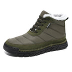 Men's Combat Boots Waterproof Non-Slip Hiking Boots Anti-Puncture Anti-Sprain Work Boots