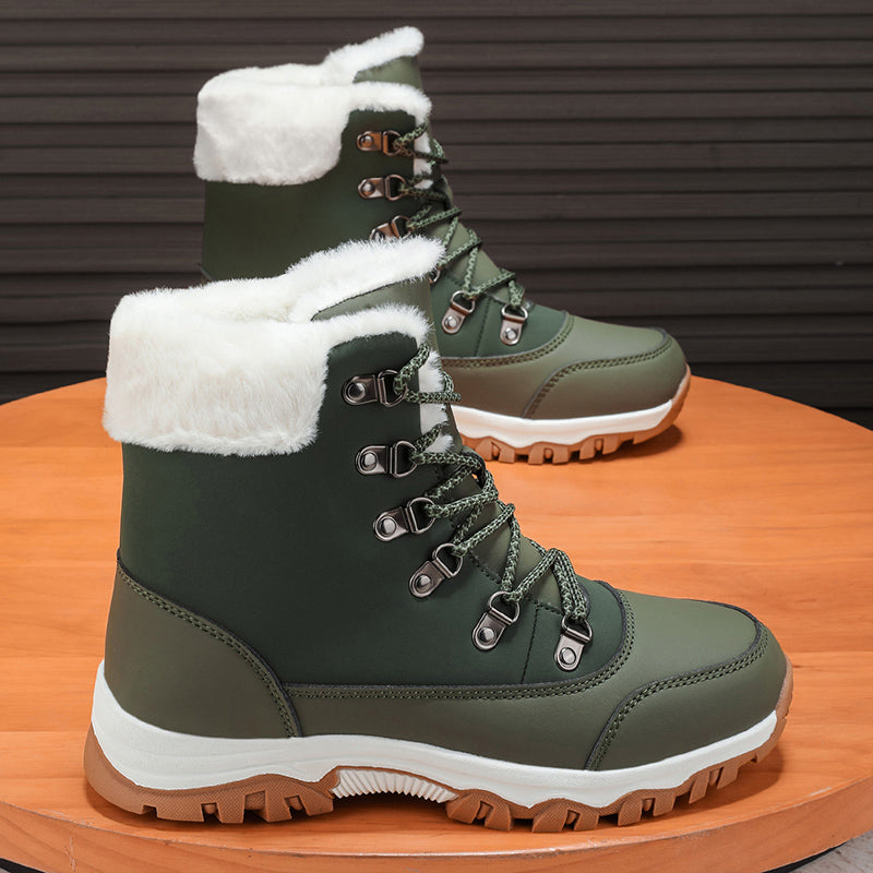 Men's Waterproof Hiking Boots - Breathable Quick-Dry Upper,Mountain Trekking & Outdoor Adventures | All-Terrain Grip & Abrasion-Proof