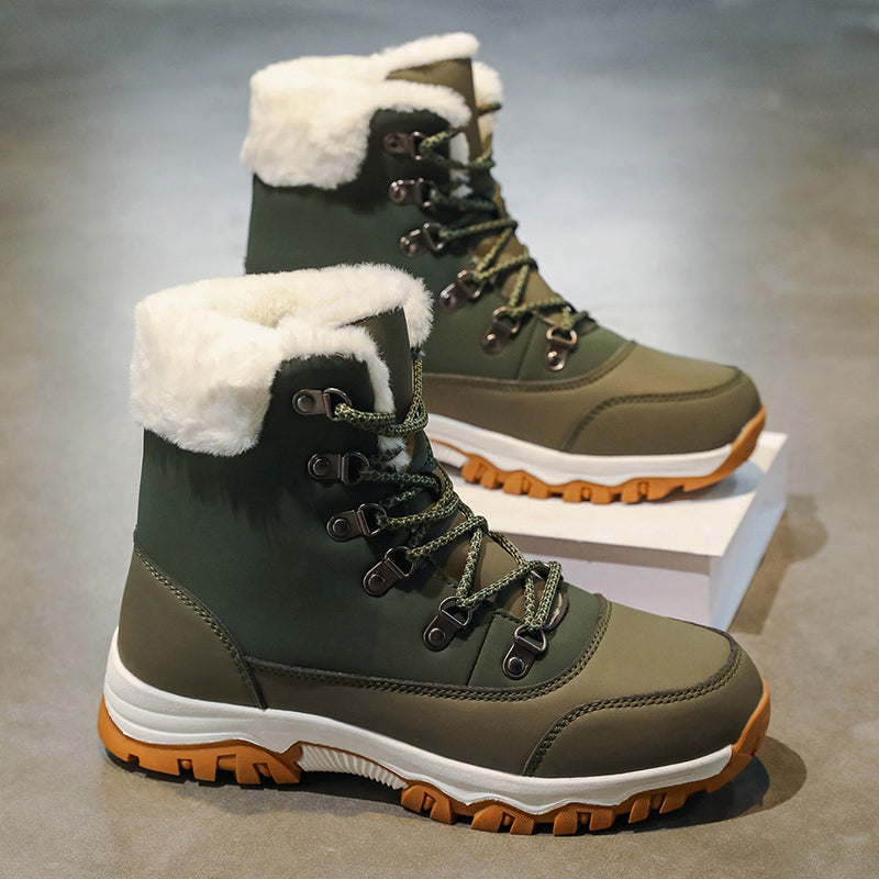 Men's Waterproof Hiking Boots - Breathable Quick-Dry Upper,Mountain Trekking & Outdoor Adventures | All-Terrain Grip & Abrasion-Proof