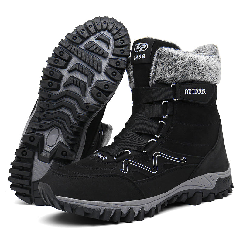 Men’s Non-Slip Hiking & Work Shoes, Wide Fit, Arch Support, Cushioned, Waterproof