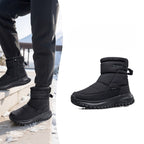 Men's Orthopedic Hiking Boots - Safe and Comfortable Work Boots - Waterproof, Slip-resistant, Impact-resistant, and Puncture-resistant - Wide Toe, Arch Support, and Ankle Support - Money-back Guarantee if ineffective.