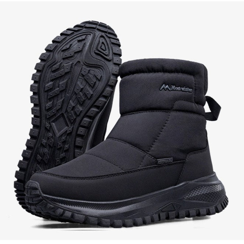 Men's Orthopedic Hiking Boots - Safe and Comfortable Work Boots - Waterproof, Slip-resistant, Impact-resistant, and Puncture-resistant - Wide Toe, Arch Support, and Ankle Support - Money-back Guarantee if ineffective.