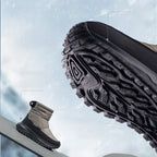 Men's Orthopedic Hiking Boots - Safe and Comfortable Work Boots - Waterproof, Slip-resistant, Impact-resistant, and Puncture-resistant - Wide Toe, Arch Support, and Ankle Support - Money-back Guarantee if ineffective.