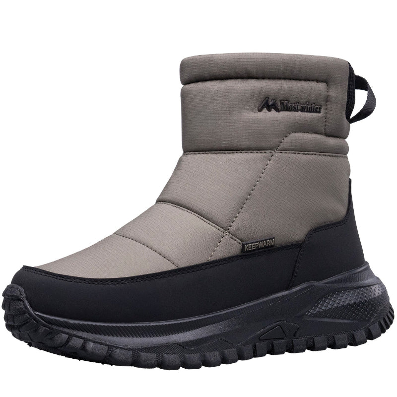 Men's Orthopedic Hiking Boots - Safe and Comfortable Work Boots - Waterproof, Slip-resistant, Impact-resistant, and Puncture-resistant - Wide Toe, Arch Support, and Ankle Support - Money-back Guarantee if ineffective.