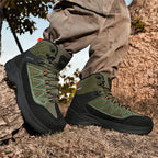 Men's Hiking Boots - Breathable Quick-Dry Upper,Mountain Trekking & Outdoor Adventures | All-Terrain Grip & Abrasion-Proof