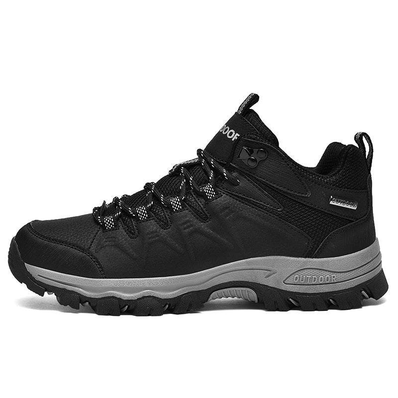 Men’s Orthopedic Winter Warm and Cozy Hiking Boots - Casual Boots - Slip-on - Non-slip - Arch Support - Waterproof - Wide Toe - Ideal For Winter Outdoor Adventures