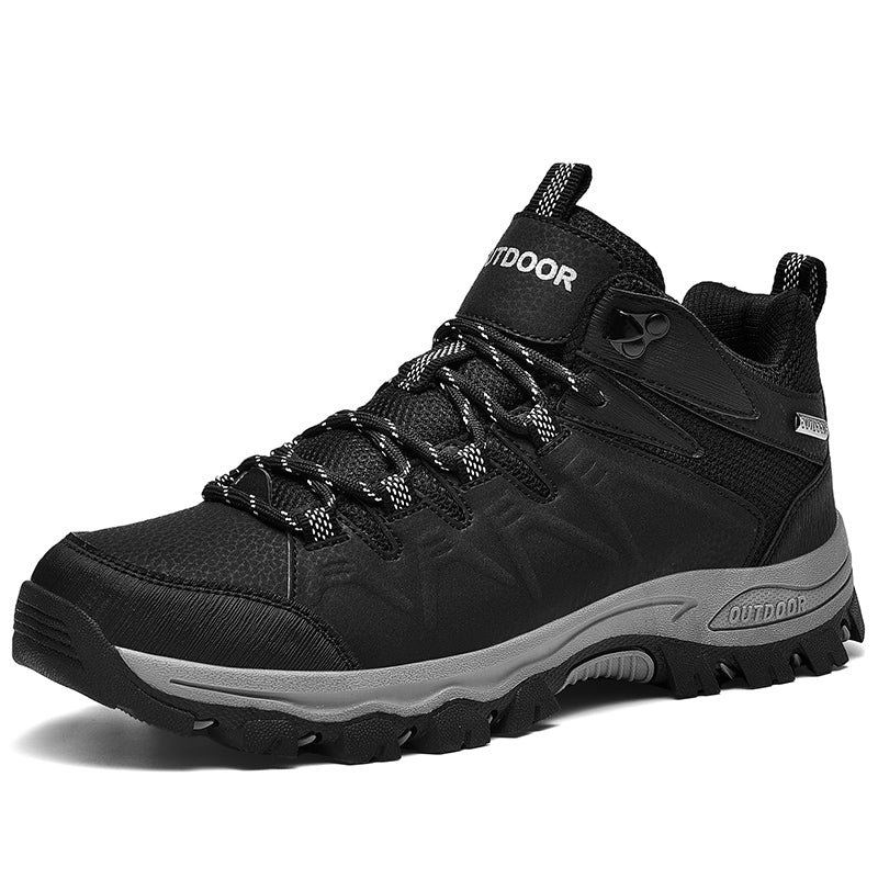 Men’s Orthopedic Winter Warm and Cozy Hiking Boots - Casual Boots - Slip-on - Non-slip - Arch Support - Waterproof - Wide Toe - Ideal For Winter Outdoor Adventures
