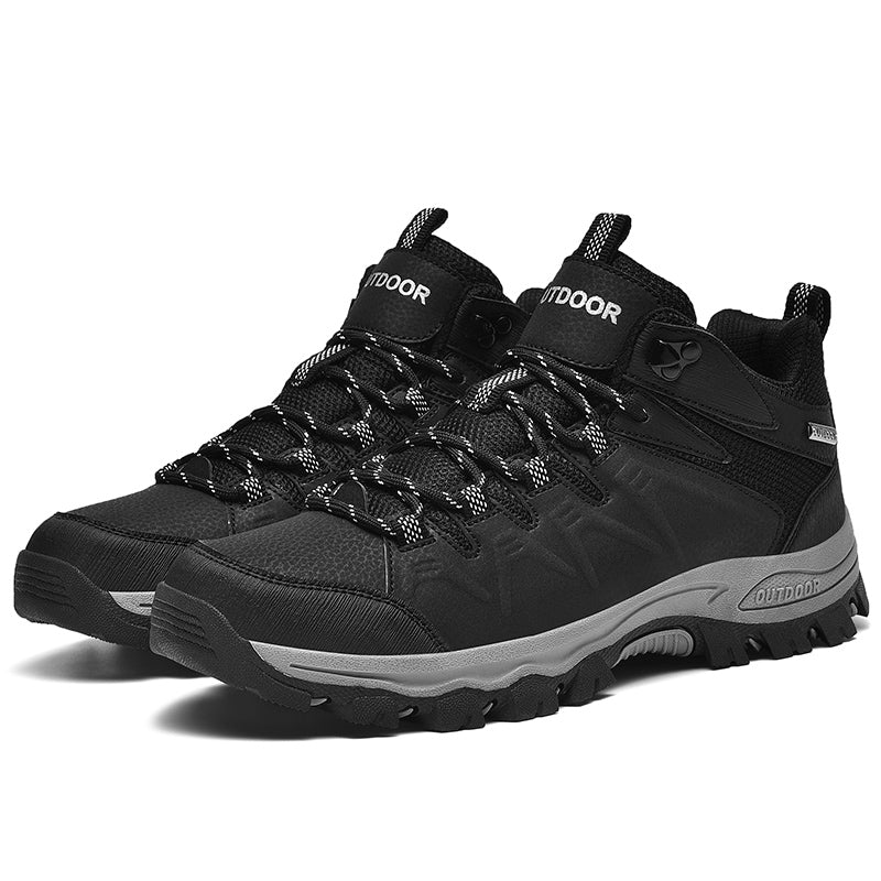 Men’s Orthopedic Winter Warm and Cozy Hiking Boots - Casual Boots - Slip-on - Non-slip - Arch Support - Waterproof - Wide Toe - Ideal For Winter Outdoor Adventures