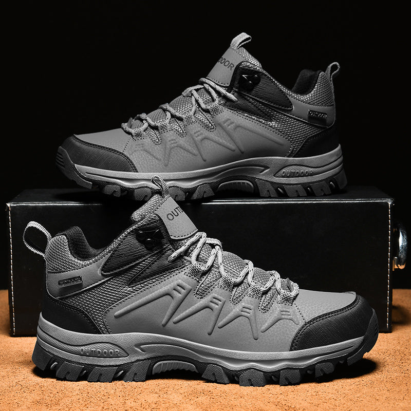 Men’s Orthopedic Winter Warm and Cozy Hiking Boots - Casual Boots - Slip-on - Non-slip - Arch Support - Waterproof - Wide Toe - Ideal For Winter Outdoor Adventures
