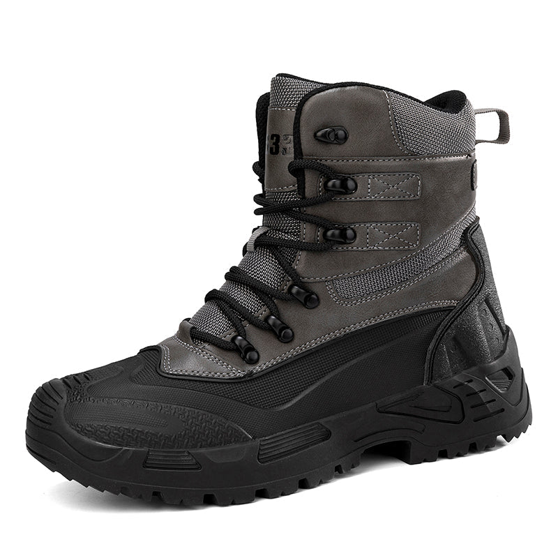 Men’s Durable Orthopedic Work & Hiking Boots, Waterproof, Slip-Resistant, Impact & Puncture Resistant, Wide Toe, Arch & Ankle Support, All-Day Comfort