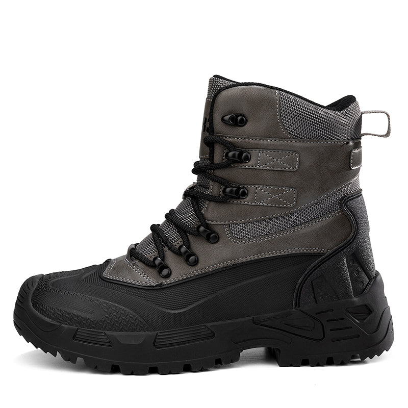 Men’s Durable Orthopedic Work & Hiking Boots, Waterproof, Slip-Resistant, Impact & Puncture Resistant, Wide Toe, Arch & Ankle Support, All-Day Comfort