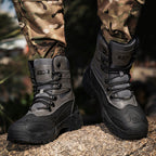 Men’s Durable Orthopedic Work & Hiking Boots, Waterproof, Slip-Resistant, Impact & Puncture Resistant, Wide Toe, Arch & Ankle Support, All-Day Comfort