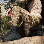 Men’s Durable Orthopedic Work & Hiking Boots, Waterproof, Slip-Resistant, Impact & Puncture Resistant, Wide Toe, Arch & Ankle Support, All-Day Comfort
