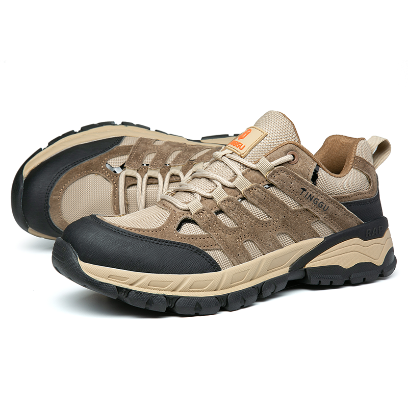 Men's Orthopedic Arch Support Wide Toe Ankle Support Hiking Shoes Waterproof Non-slip Anti-puncture Work Shoes