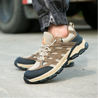 Men's Orthopedic Arch Support Wide Toe Ankle Support Hiking Shoes Waterproof Non-slip Anti-puncture Work Shoes