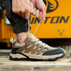 Men's Orthopedic Arch Support Wide Toe Ankle Support Hiking Shoes Waterproof Non-slip Anti-puncture Work Shoes