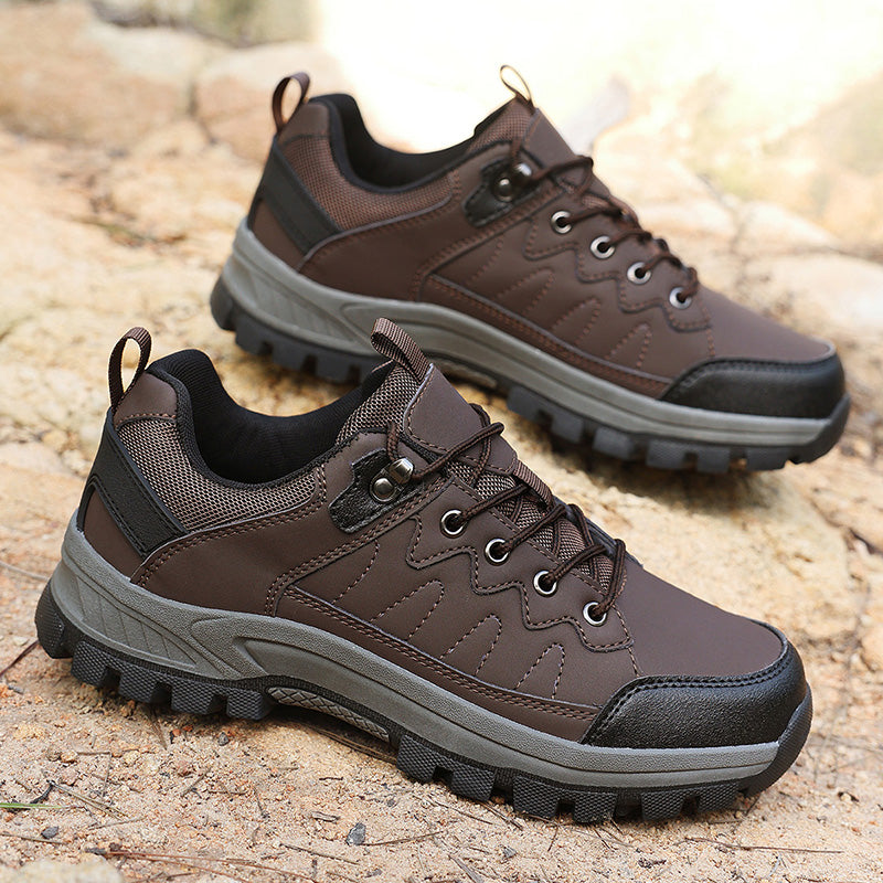 ⏰Limited Time Sale 70% OFF-Men's Orthopedic Arch Support Wide Toe Lightweight Hiking Shoes Waterproof Non-slip Scratch-Resistant Work Shoes, Ideal For Hike All Day with Comfort and Zero Fatigue
