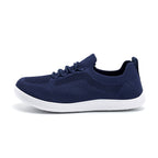 Men‘s’ Wide Toe Box Running Walking Shoes - Zero Laces Comfort, Non-Slip Traction & Cushioned Support