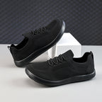 Men‘s’ Wide Toe Box Running Walking Shoes - Zero Laces Comfort, Non-Slip Traction & Cushioned Support