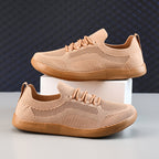 Men‘s’ Wide Toe Box Running Walking Shoes - Zero Laces Comfort, Non-Slip Traction & Cushioned Support