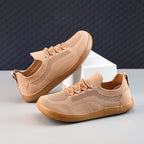 Men‘s’ Wide Toe Box Running Walking Shoes - Zero Laces Comfort, Non-Slip Traction & Cushioned Support