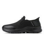 Men‘s’ Slip-On Running Walking Shoes - Zero Laces Comfort, Non-Slip Traction & Cushioned Support