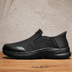 Men‘s’ Slip-On Running Walking Shoes - Zero Laces Comfort, Non-Slip Traction & Cushioned Support