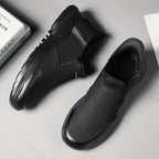 Men‘s’ Slip-On Running Walking Shoes - Zero Laces Comfort, Non-Slip Traction & Cushioned Support