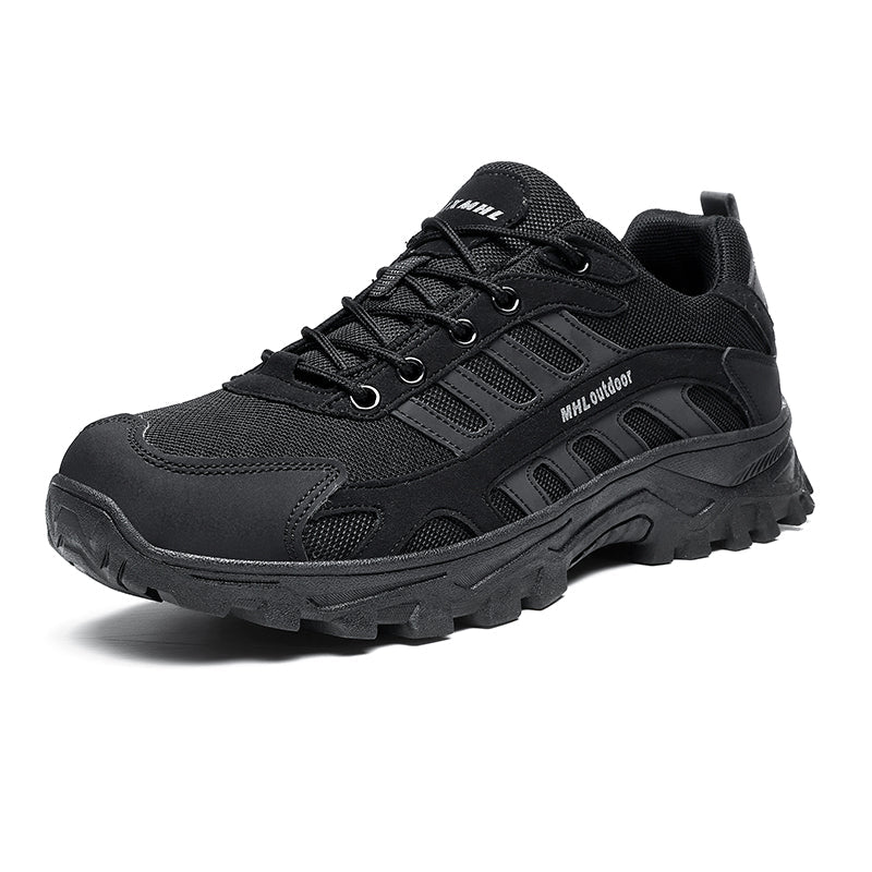 Men's Orthopedic Arch Support Wide Toe Ankle Support Hiking Shoes Waterproof Non-slip Anti-puncture Work Shoes